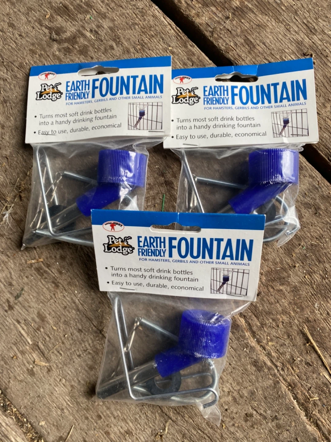Pet Lodge Earth Friendly Hamster Water Bottle Feeder (3 Pack)
