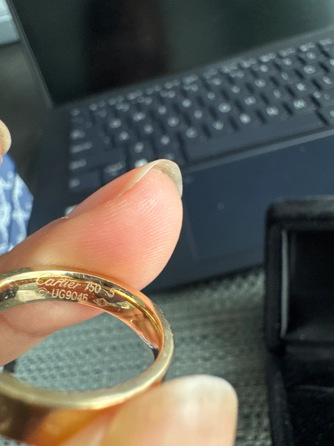 Inspired Cartier Love Ring 750 Gold - photo 2