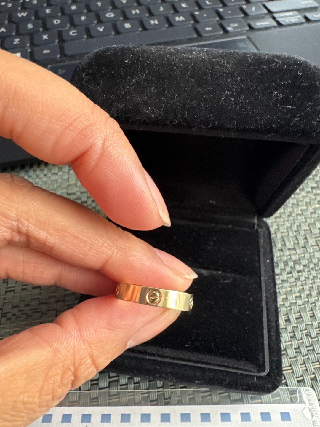 Inspired Cartier Love Ring 750 Gold
