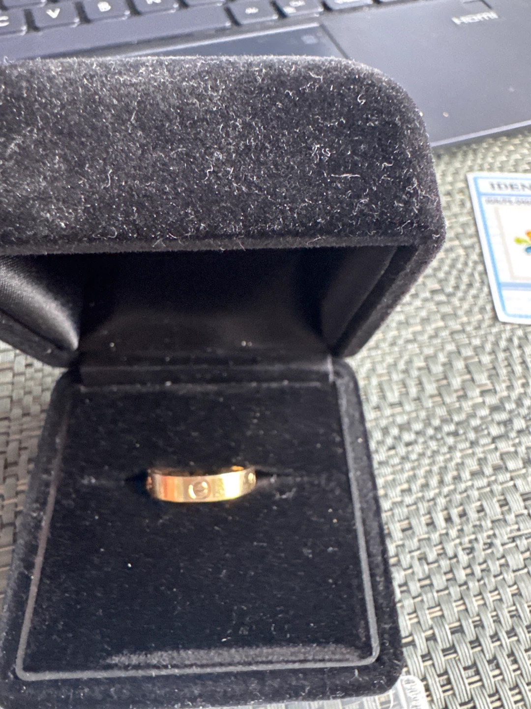 Inspired Cartier Love Ring 750 Gold - photo 3