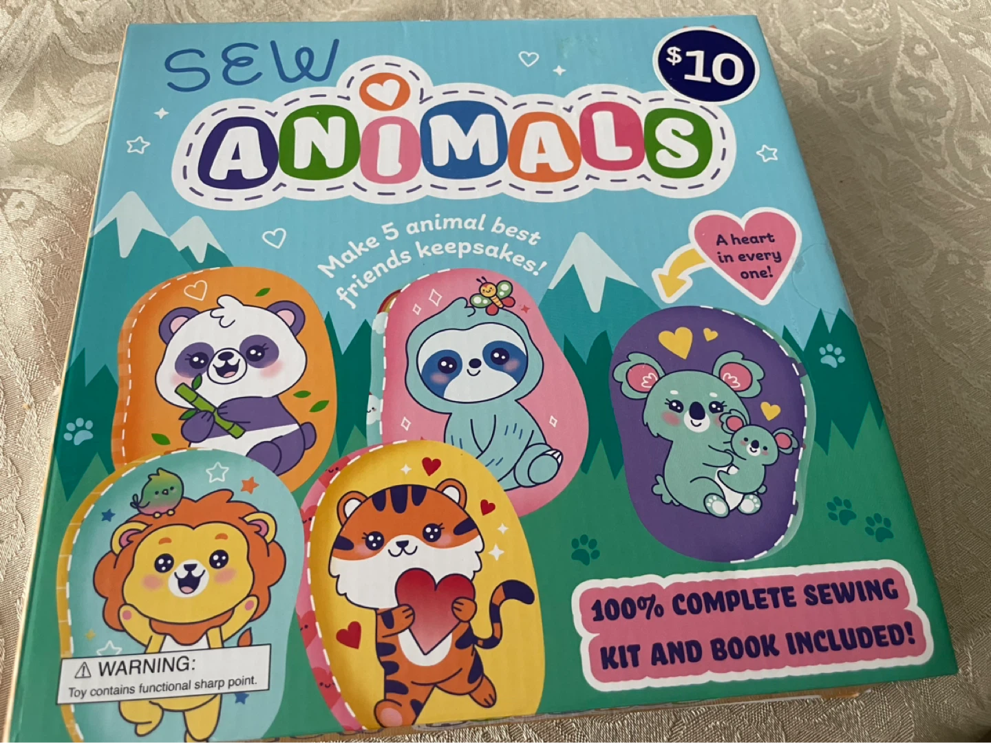NEW! Sew Animals Complete Sewing Kit