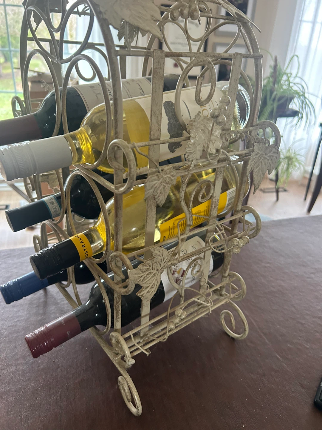 Decorative metal wine rack - photo 5