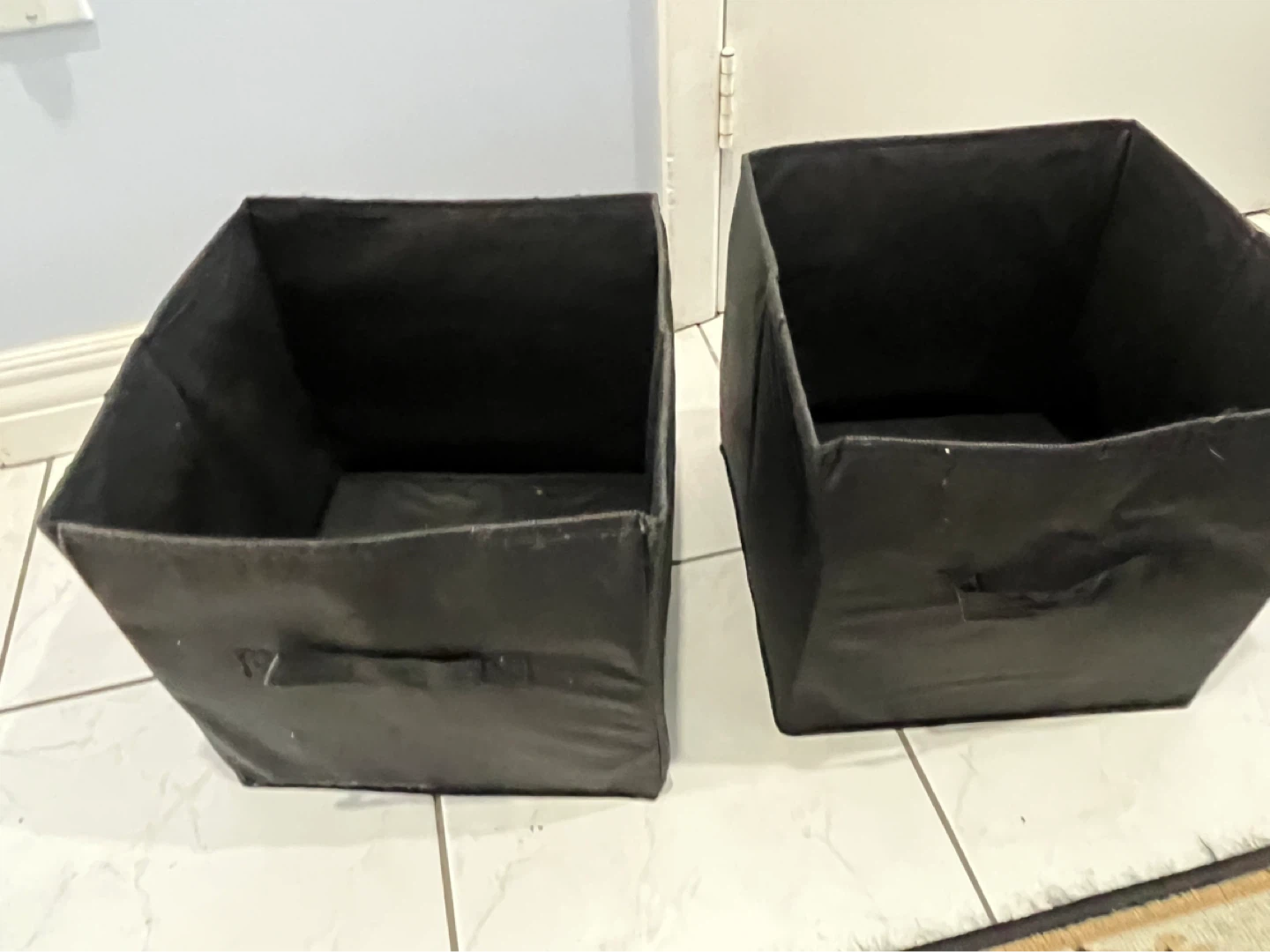 Set of 5 Collapsible Fabric Storage Bins