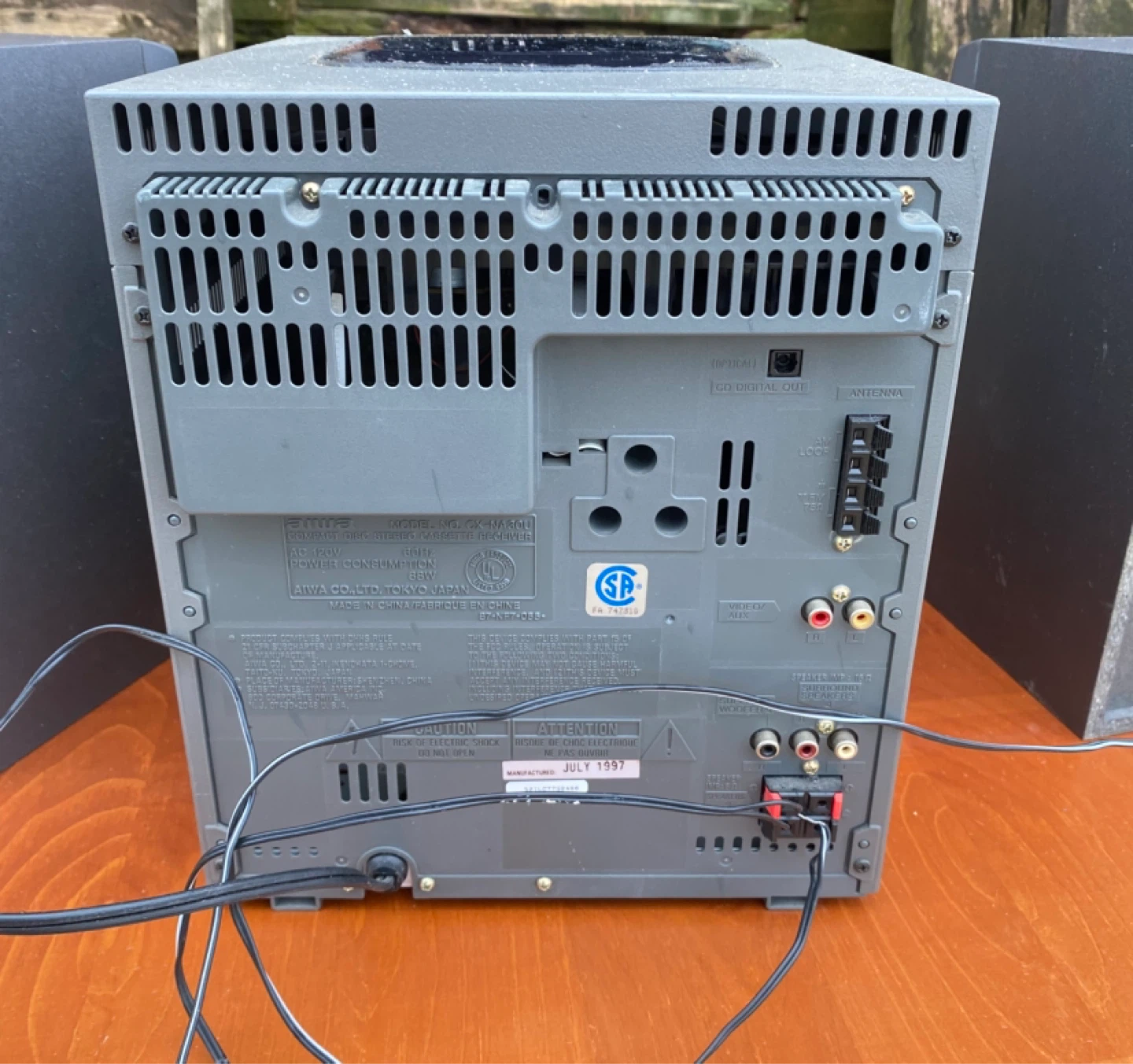 Aiwa CX-NA30 CD Stereo System with Speakers - photo 3