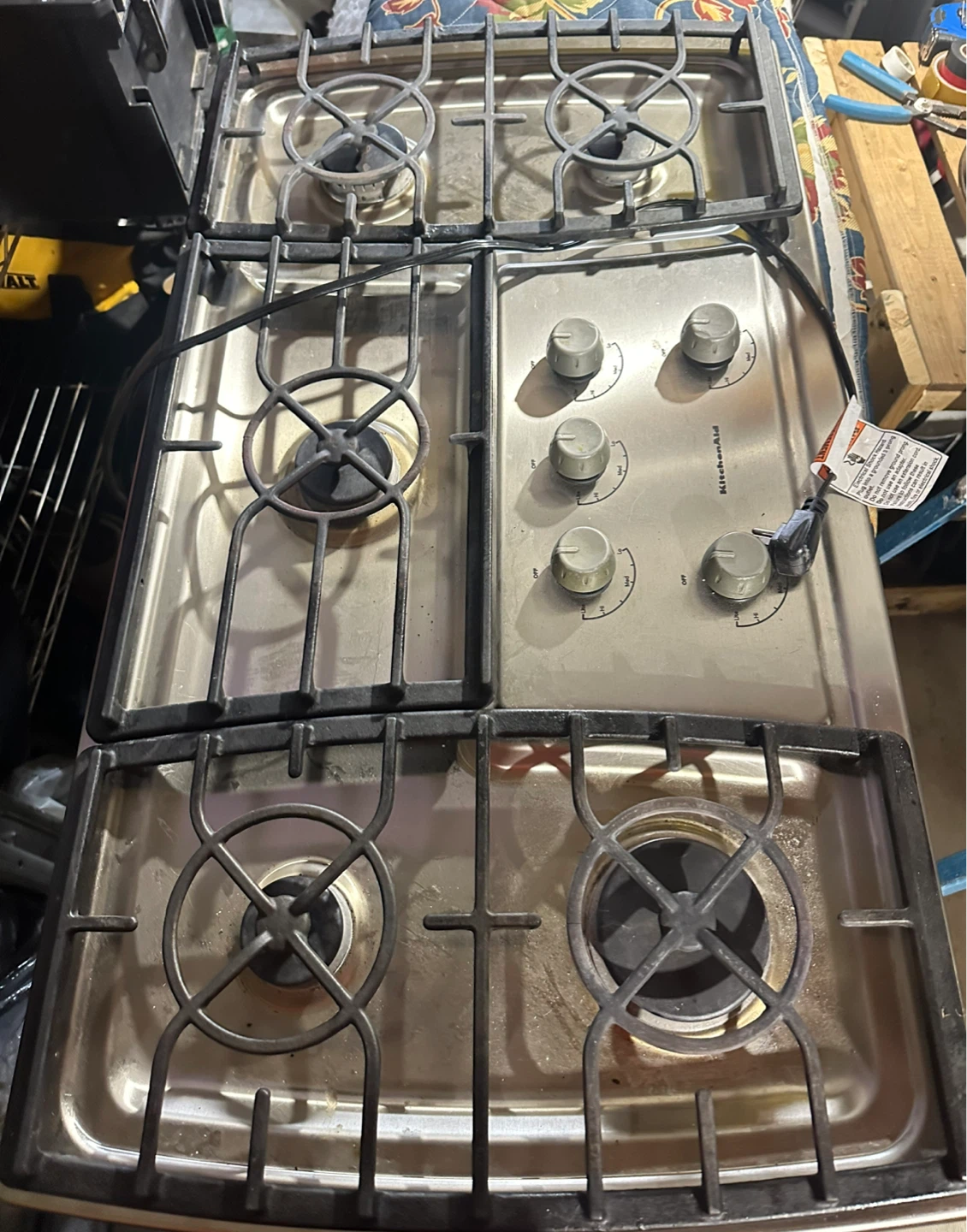 KitchenAid 4-Burner Gas Cooktop