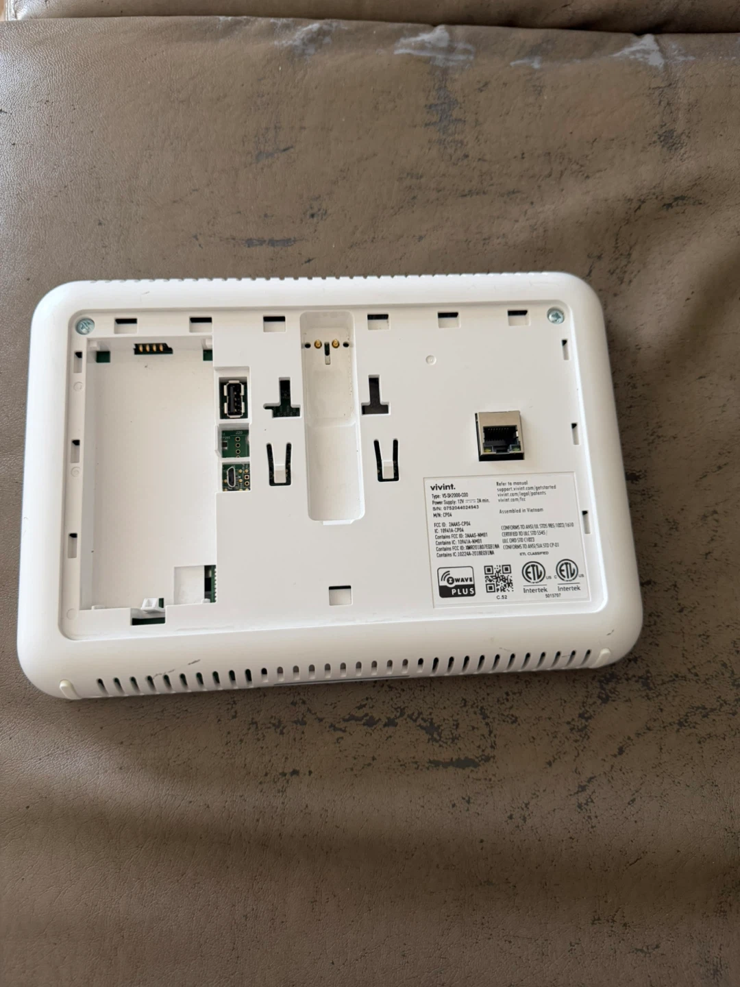 Vivint VS-SH2000 Smart Hub Panel Control Unit - photo 2