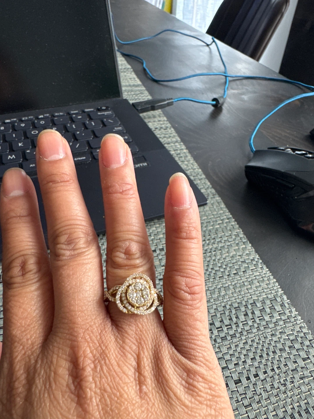 Diamond Ring with Gem Identification Report - photo 3