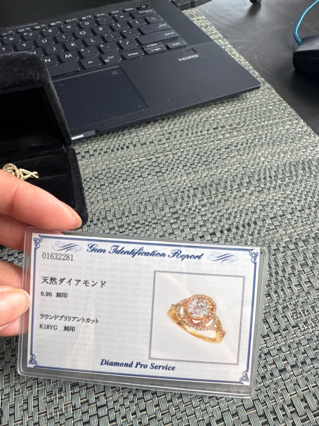 Diamond Ring with Gem Identification Report - photo 4