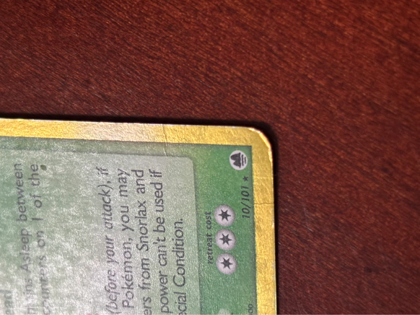 Pokémon Snorlax Base Set Trading Card - photo 2
