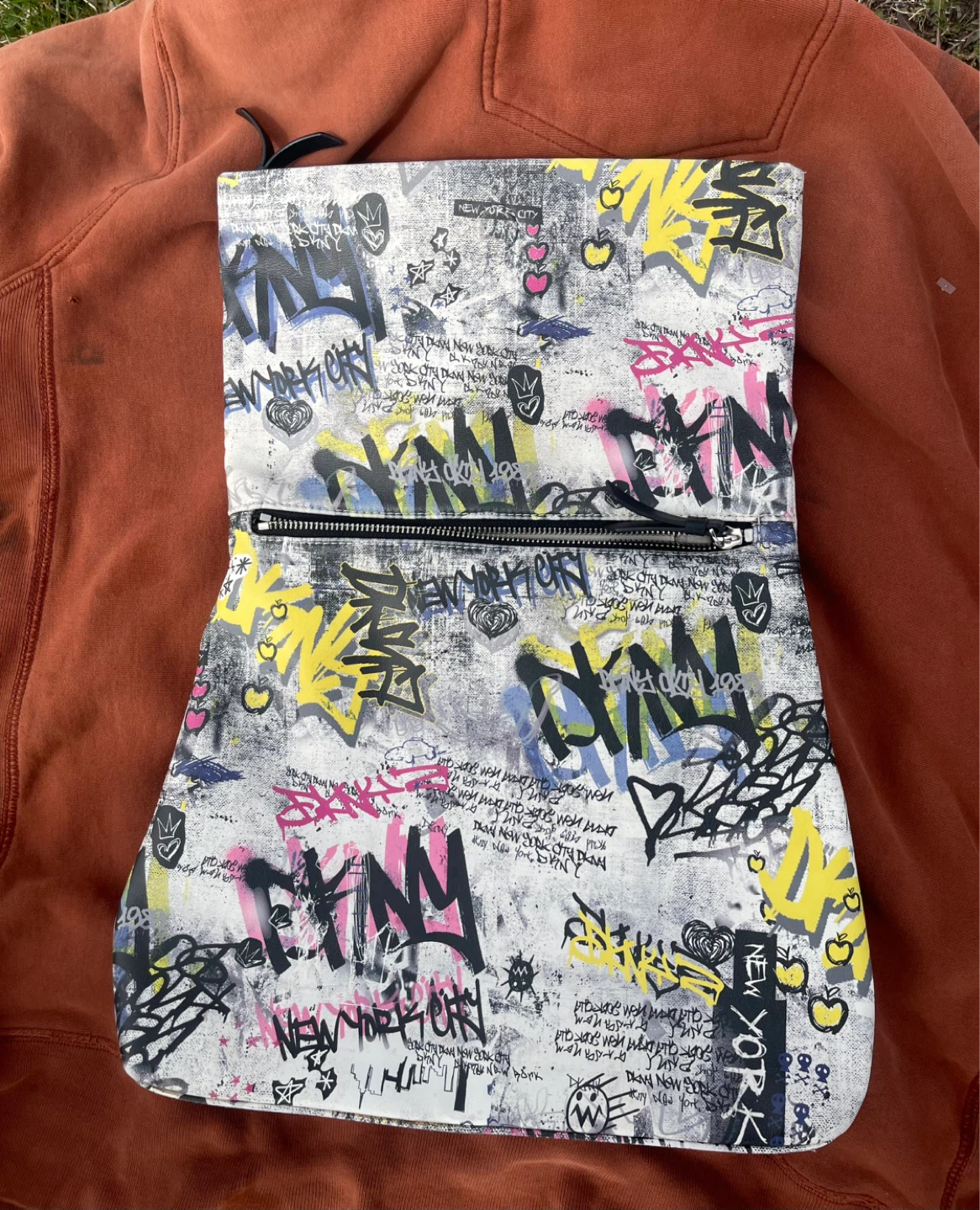 DKNY New York City Graffiti Print Backpack - photo 3