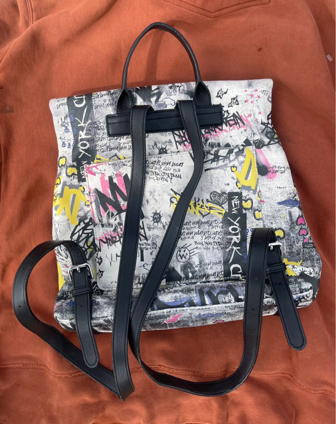 DKNY New York City Graffiti Print Backpack - photo 2