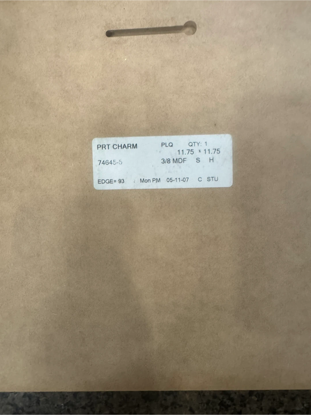 Set of 2 "PRT CHARM" MDF Art Pieces - photo 5