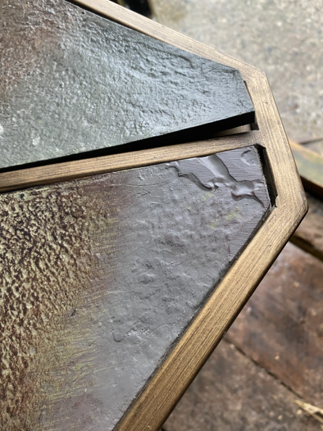 Octagonal Side Table, needs a glass top - photo 3