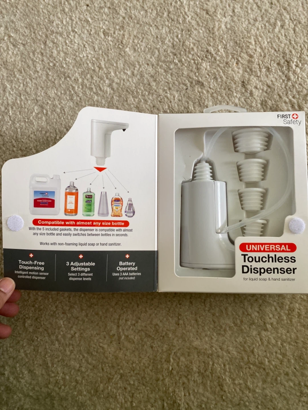 First Safety Universal Touchless Dispenser for Soap - photo 2