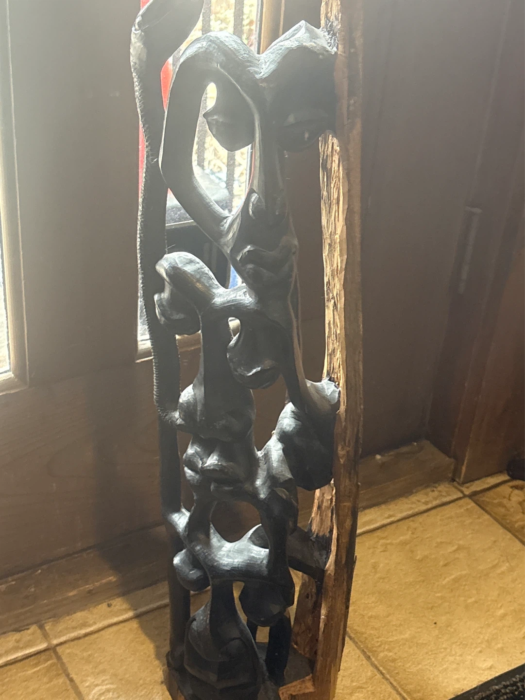 Hand Carved Wood Sculpture