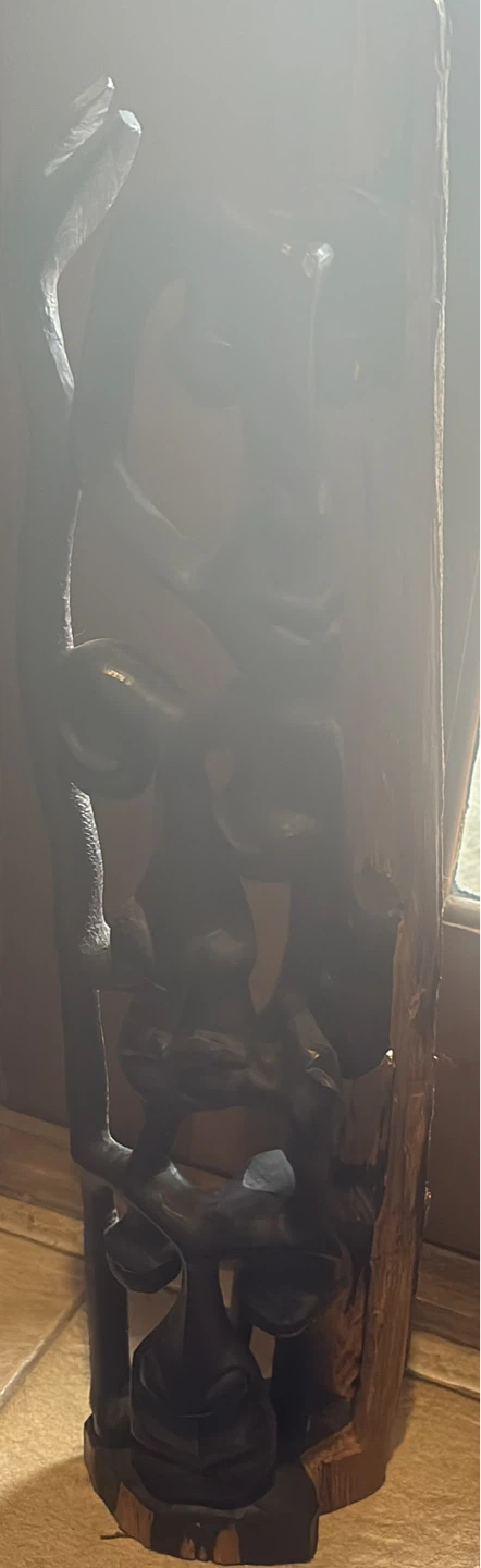 Hand Carved Wood Sculpture - photo 3