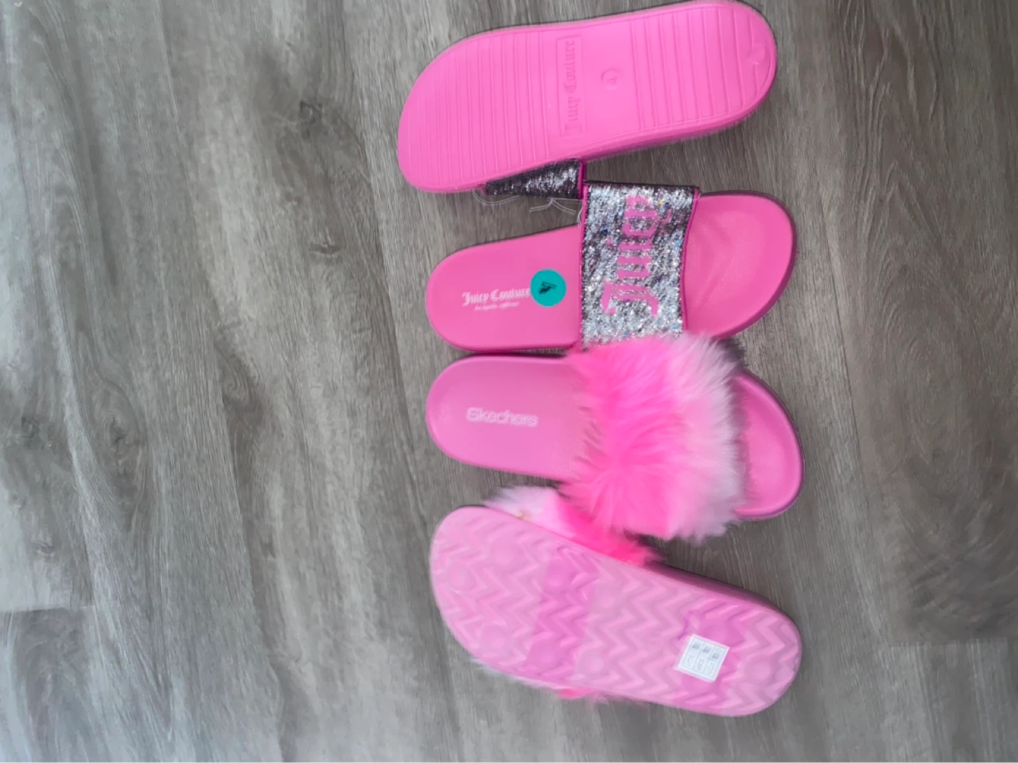 Various Slides (Juicy Couture, Skechers, Michael Kors, Champion)