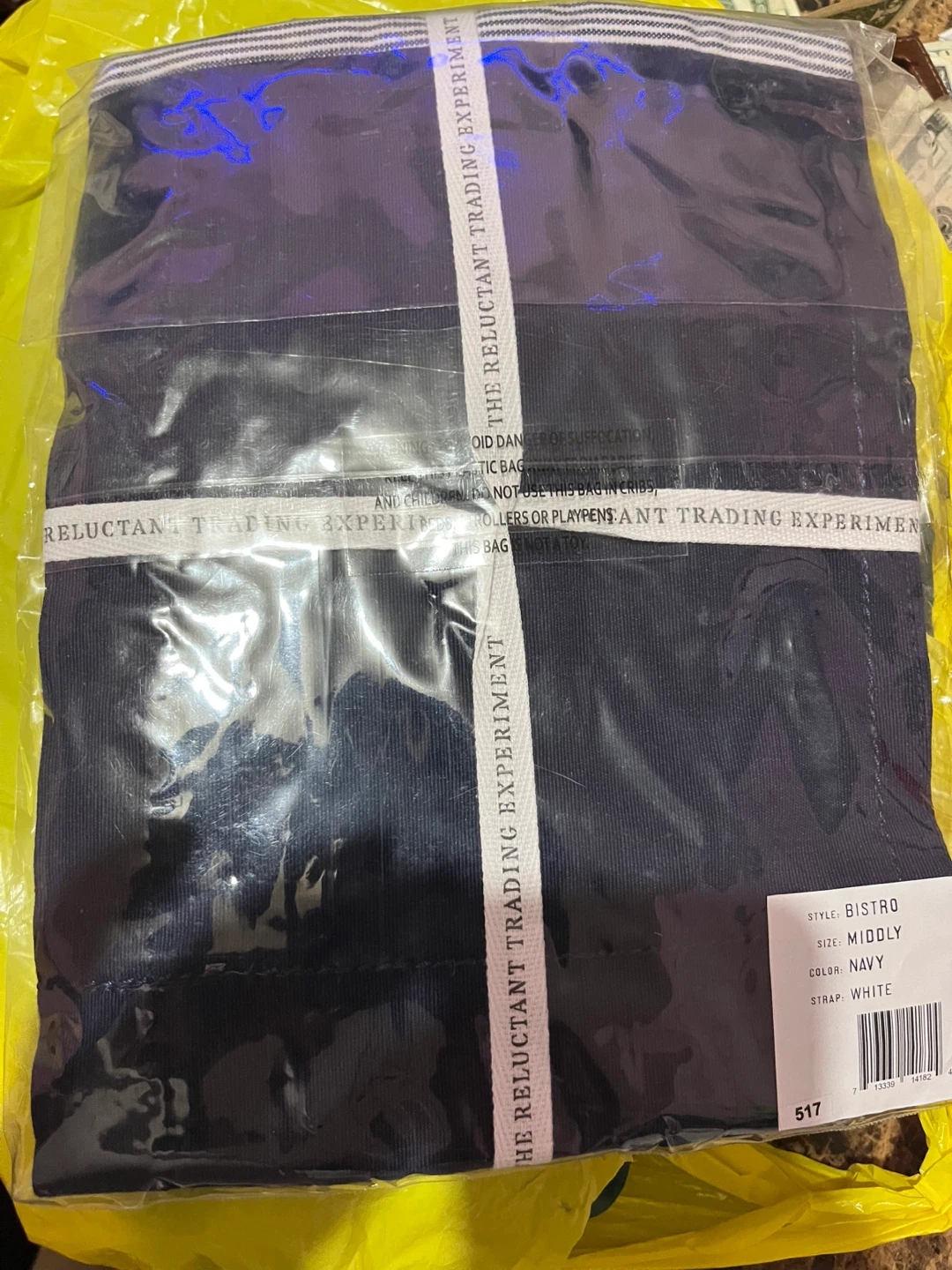 The Reluctant Trading Experiment Navy Bistro Pants - Size Middy - photo 2
