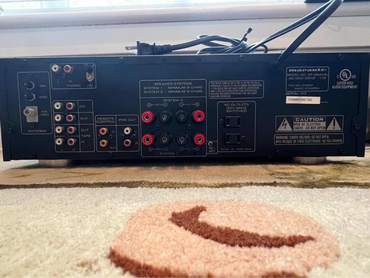 Marantz SR-48MK2U Stereo Receiver - photo 3