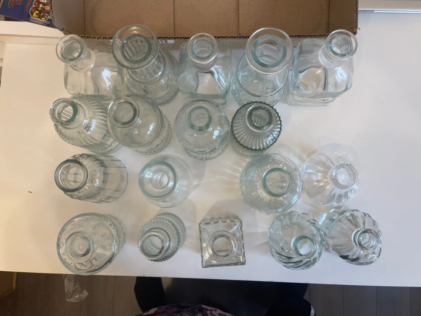 Assorted Clear Glass Bud Vases - Set of 41 - photo 2