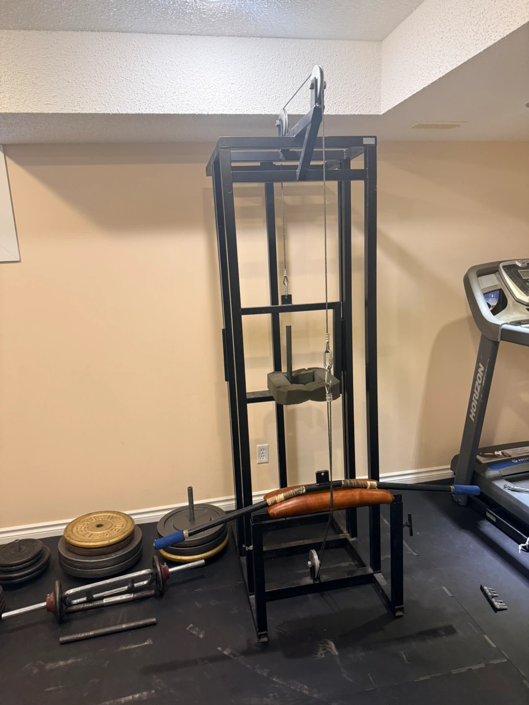 Cable machine and weights - photo 2