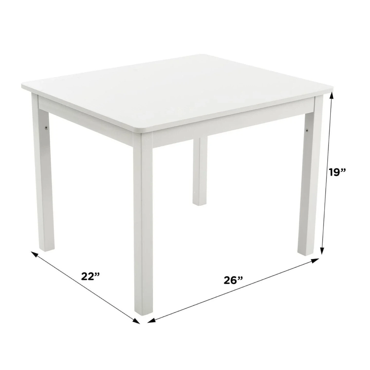 Kids Table and 4 Chairs Set - photo 2