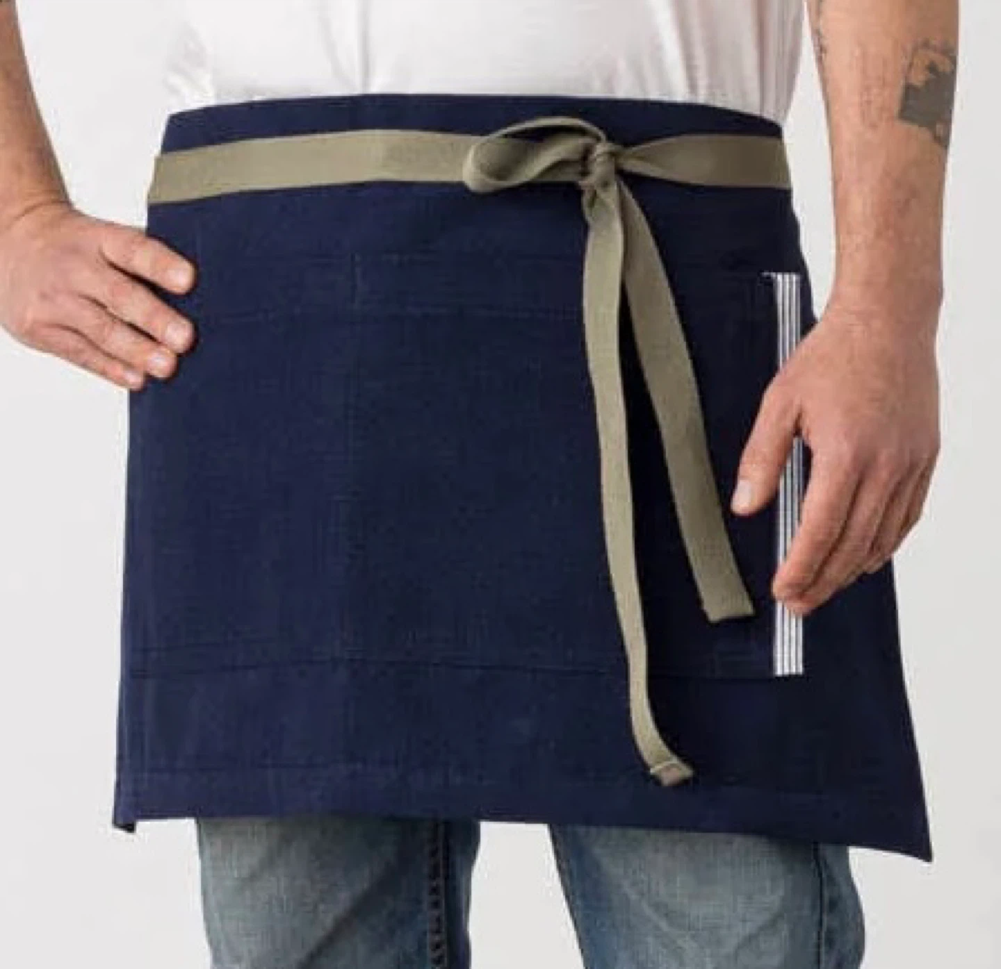 The Reluctant Trading Experiment Navy Bistro Pants - Size Middy