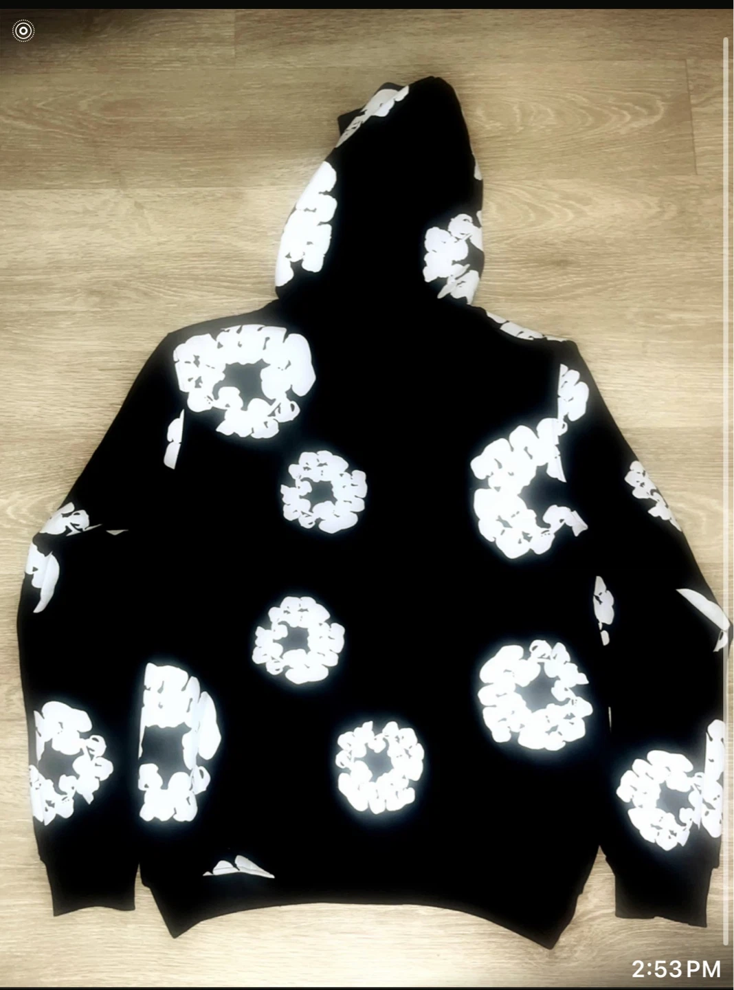MINUTES TO MIDNIGHT Black Floral Hoodie - photo 2