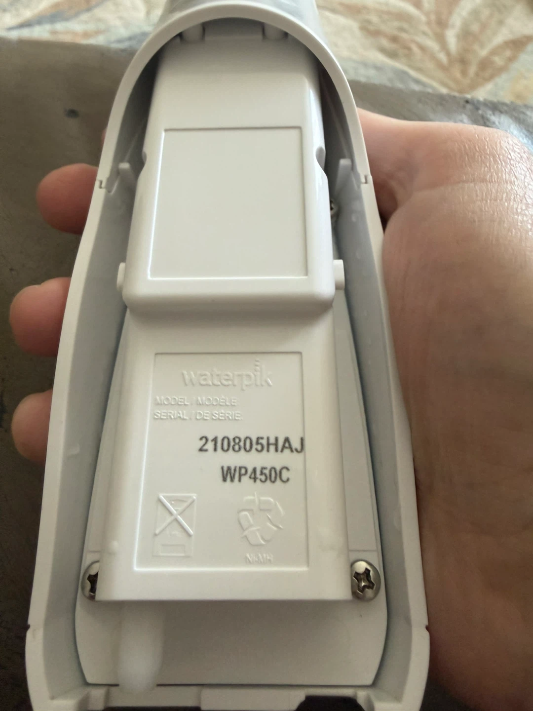 Waterpik WP-450 Cordless Water Flosser + Charger - photo 3