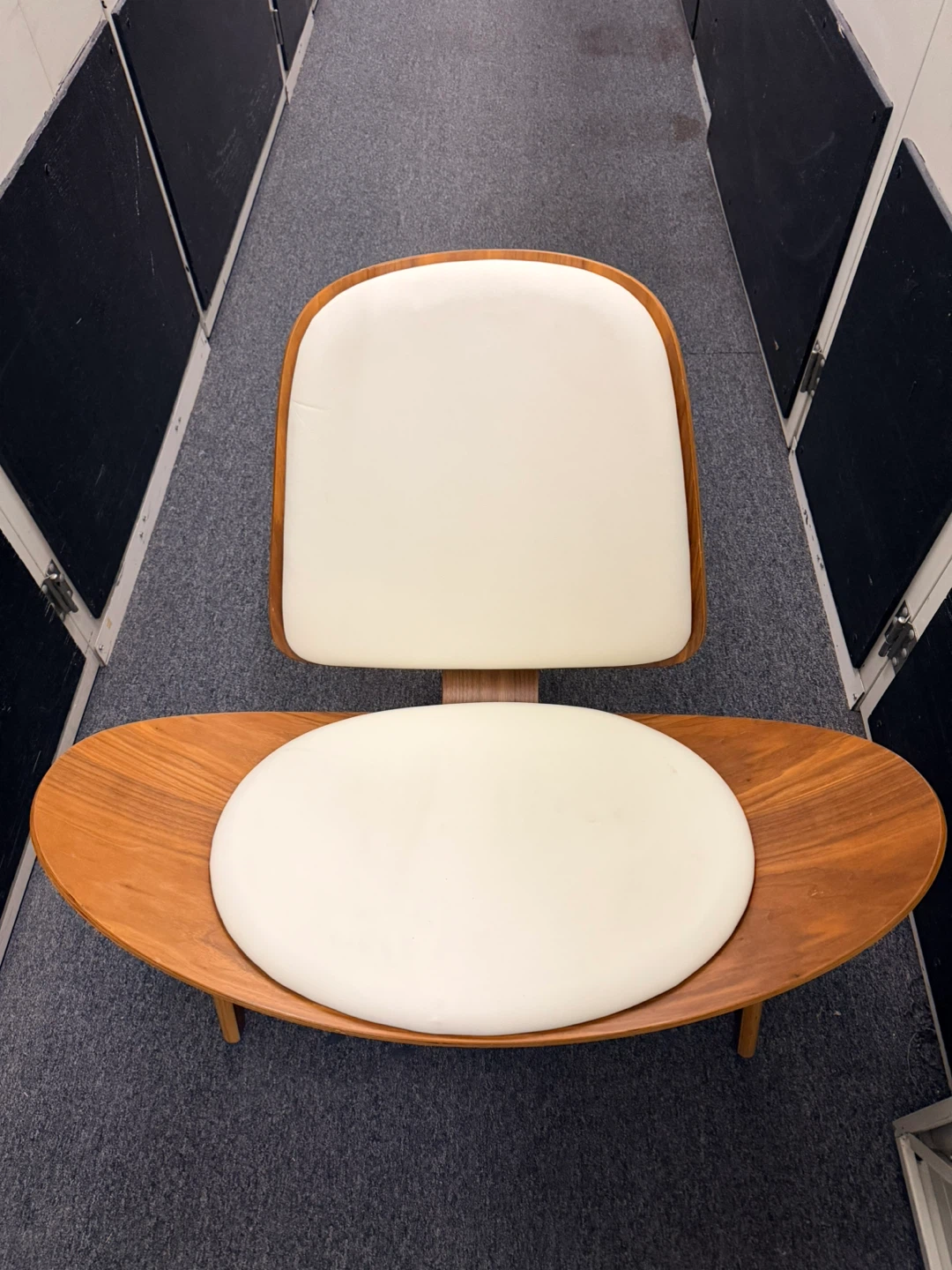 Arched Wood Lounge Chair