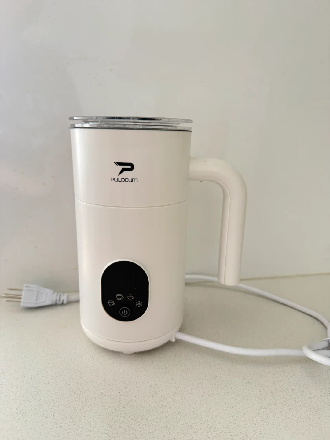 Puldoum 4-in-1 Electric Milk Frother & Steamer