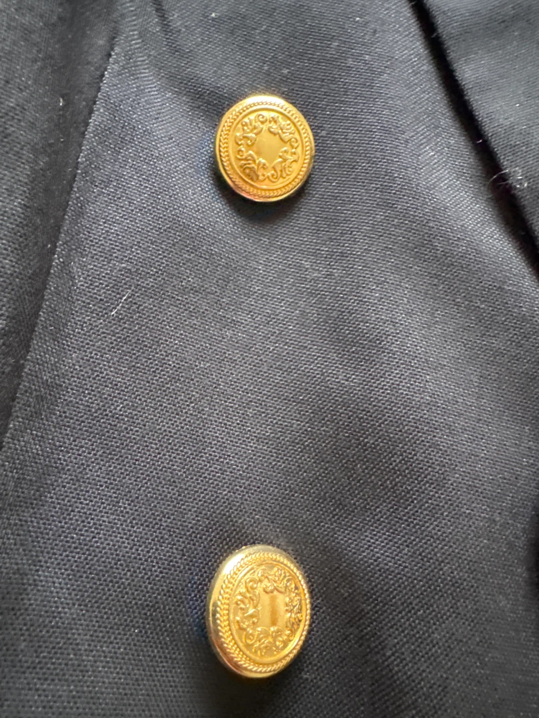 H&M Double-Breasted Blazer - Black, Size XS - photo 3