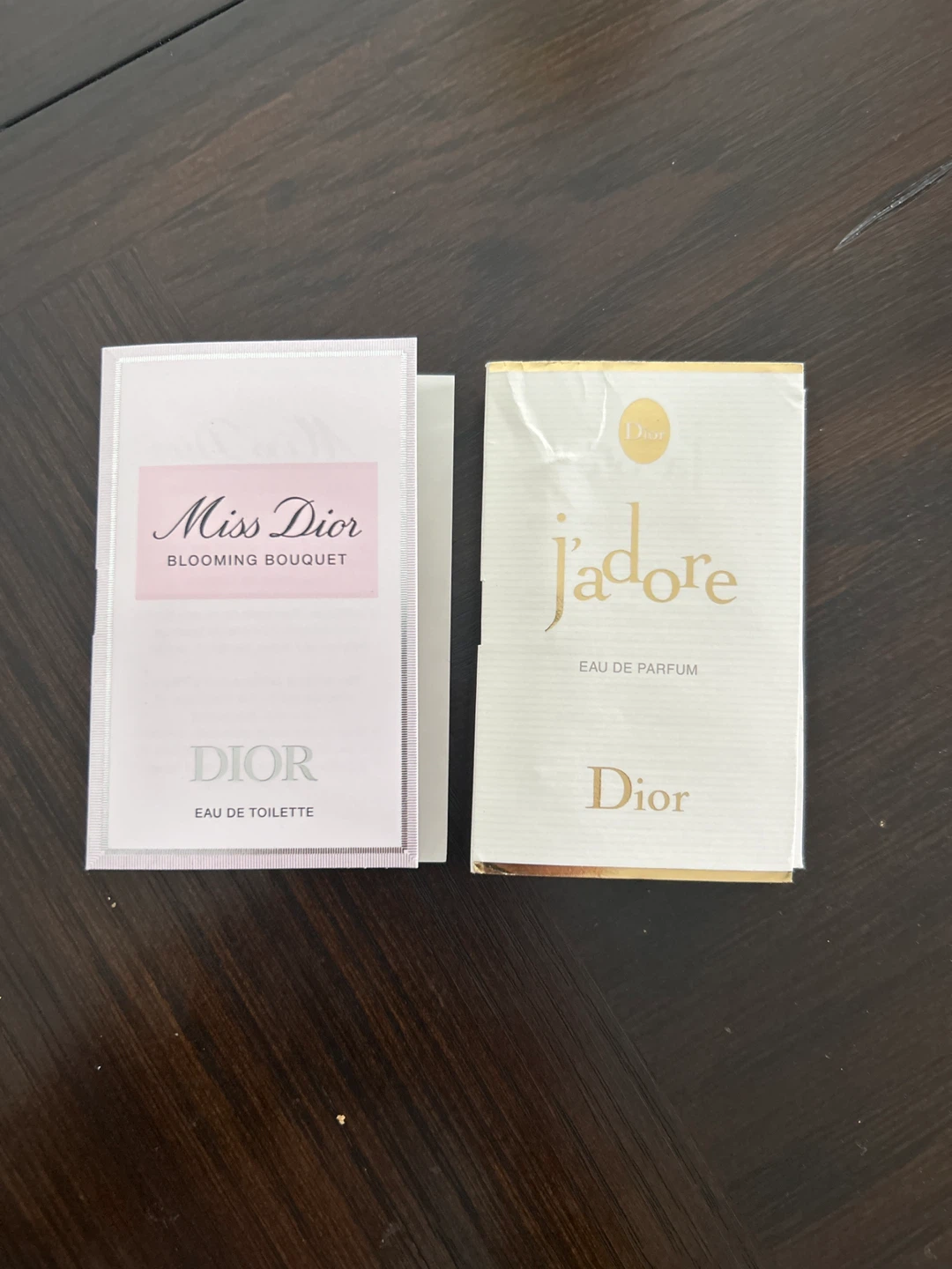 Dior Miss Dior Blooming Bouquet & J'adore Eau de Parfum Samples