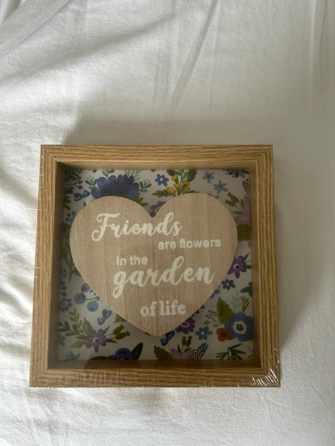 Shadow Box Frame Friends Quote