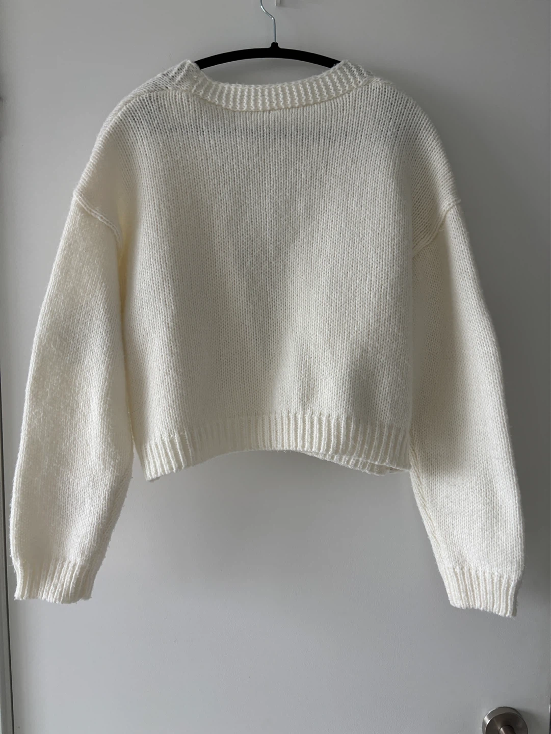 White Floral Cardigan - photo 2