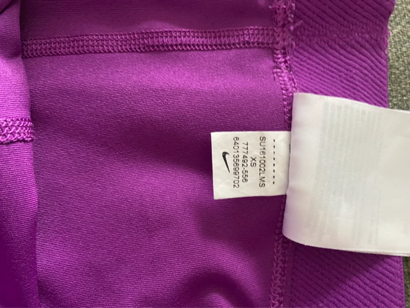 Nike Pro Compression Shorts XS Purple Geometric Print - photo 2