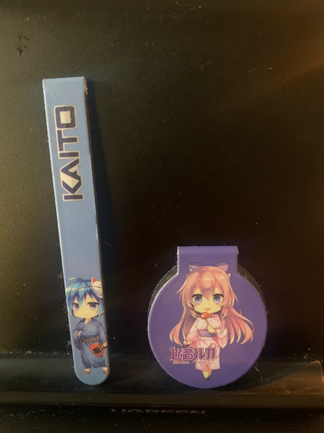 KAITO and Luka Chibi Book Magnets