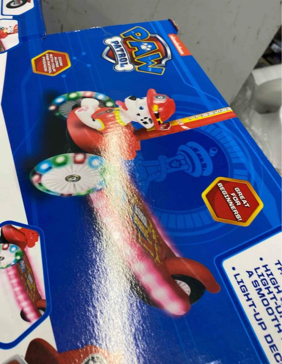 Nickelodeon Paw Patrol Light-Up Scooter