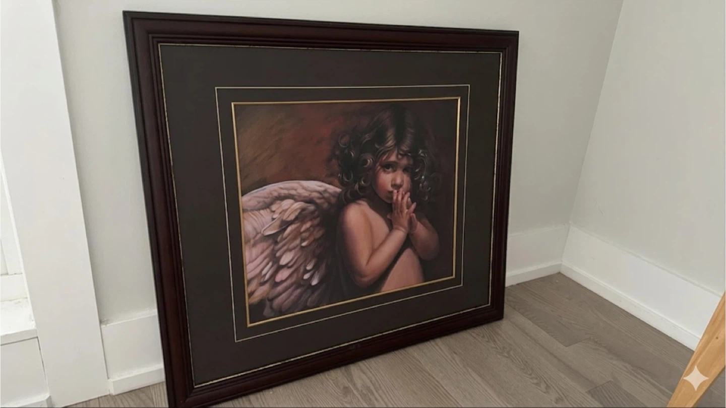 Signed Nancy Noel "Angel of Whispers" w/ Studio Seal