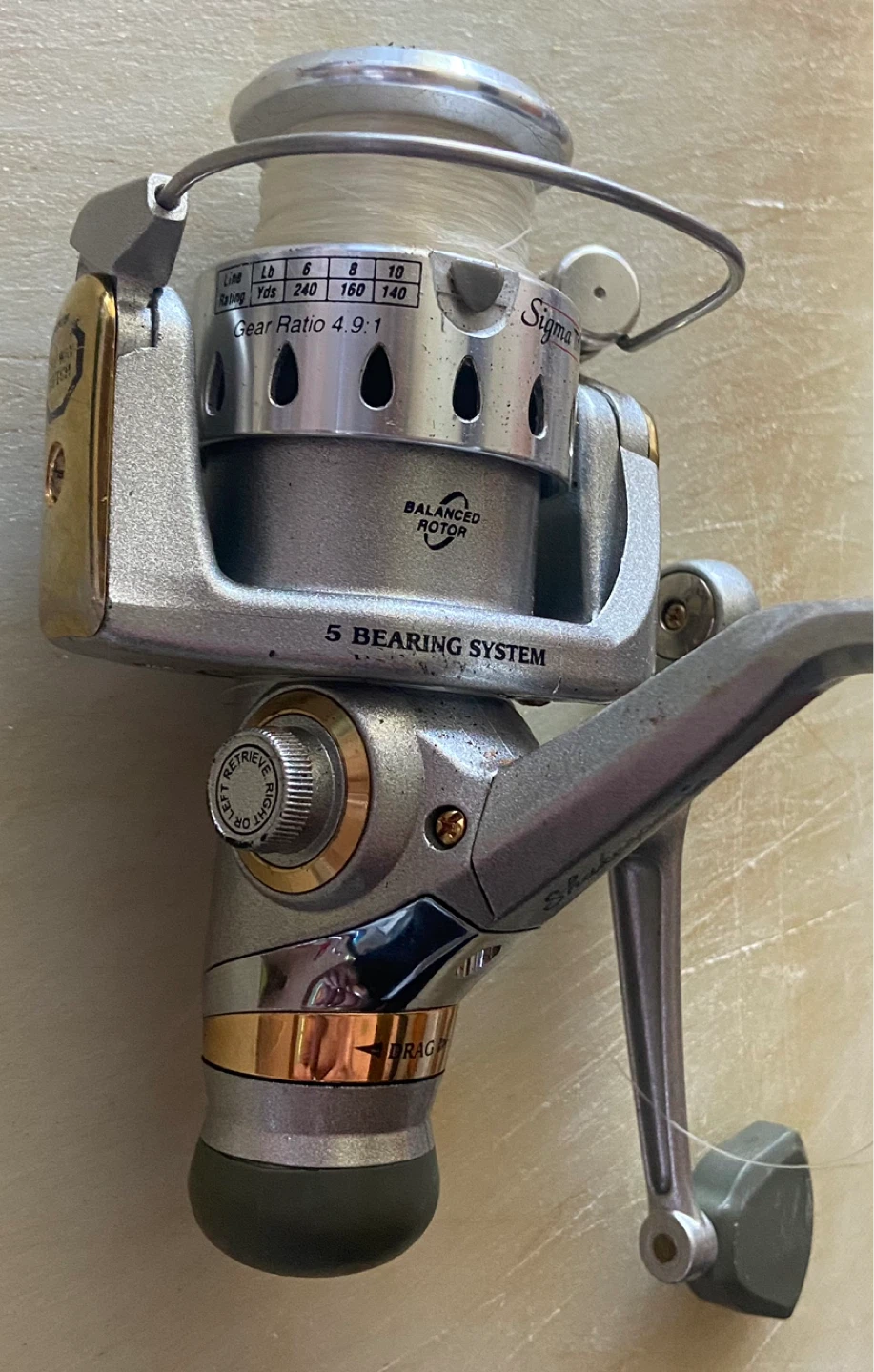 Shakespeare Sigma Titanium Spinning Fishing Rod and Reel Combo