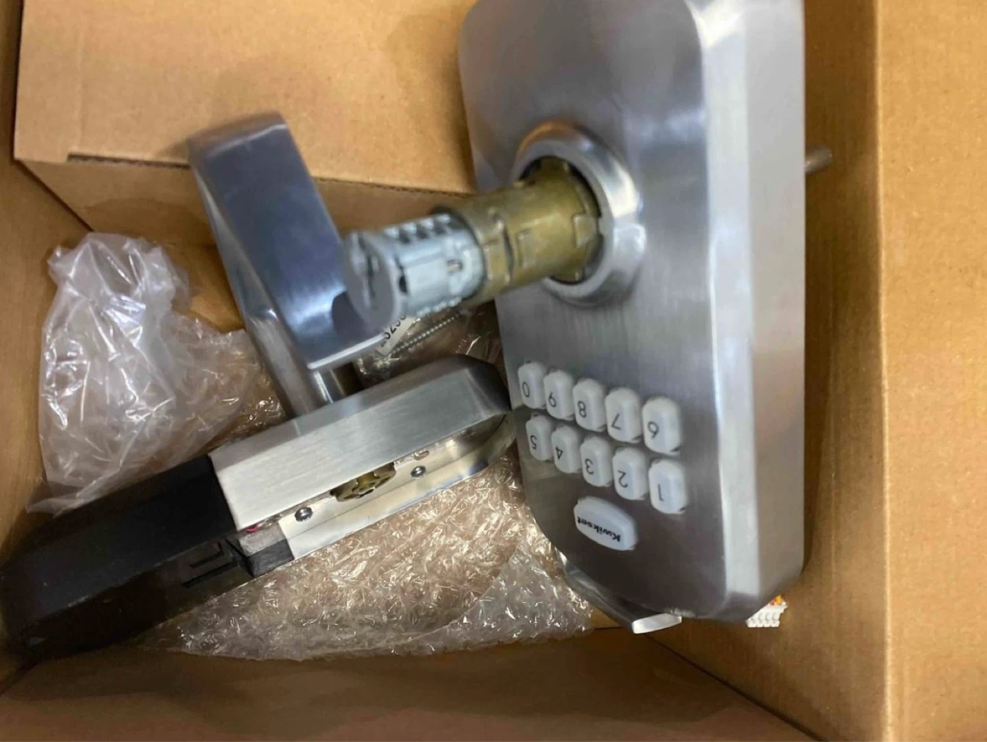 Kwikset Light Commercial Keypad Deadbolt Satin Chrome Finish - photo 2