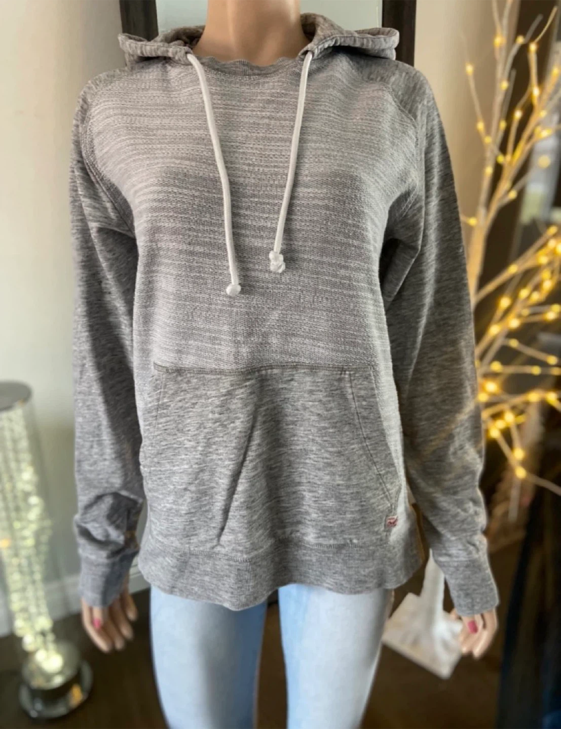 EUC: Ladies Jack & Jones Originals Grey Hoodie Size L - photo 4