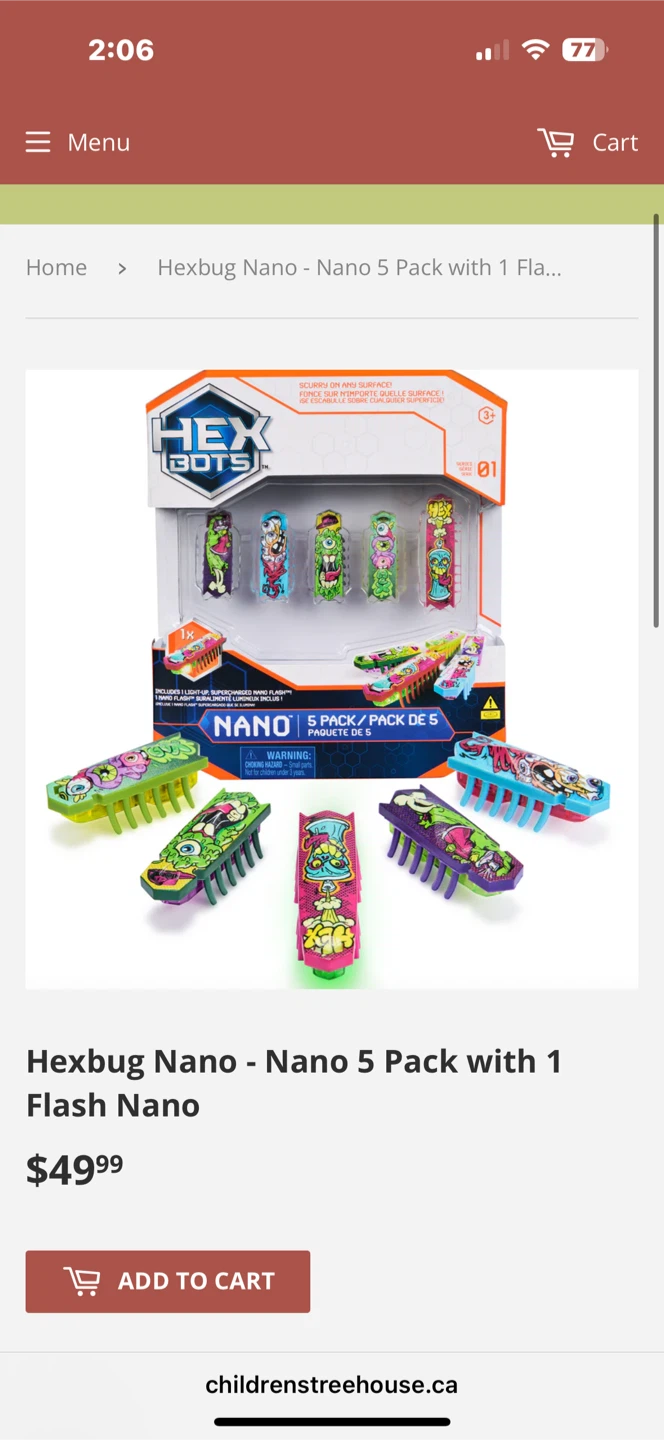 Hexbug Nano 5 Pack with 1 Flash Nano - photo 2
