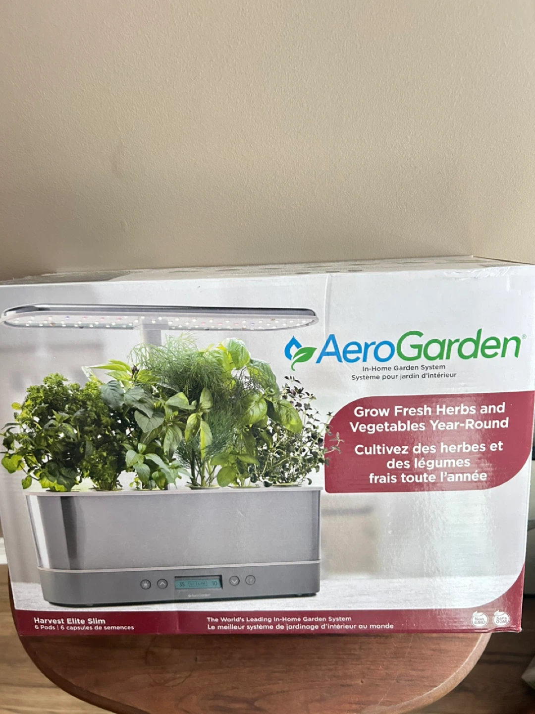 AeroGarden Harvest Elite Slim In-Home Garden System