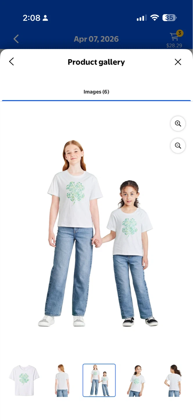 Free shirt when buy one item on my listing