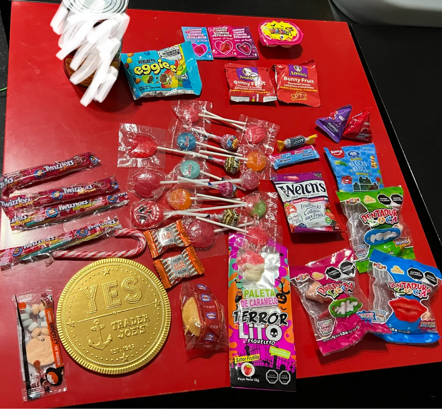 Assorted Candy Lot - Twizzlers, Hershey's, Annie's & More
