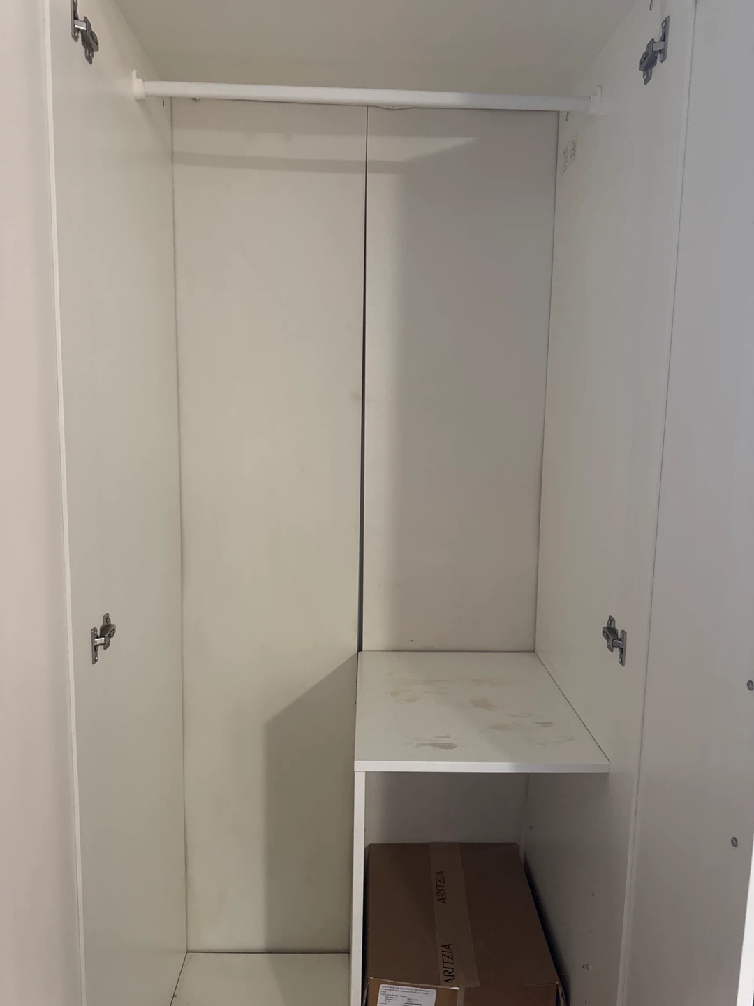 White Double Door Wardrobe - photo 2
