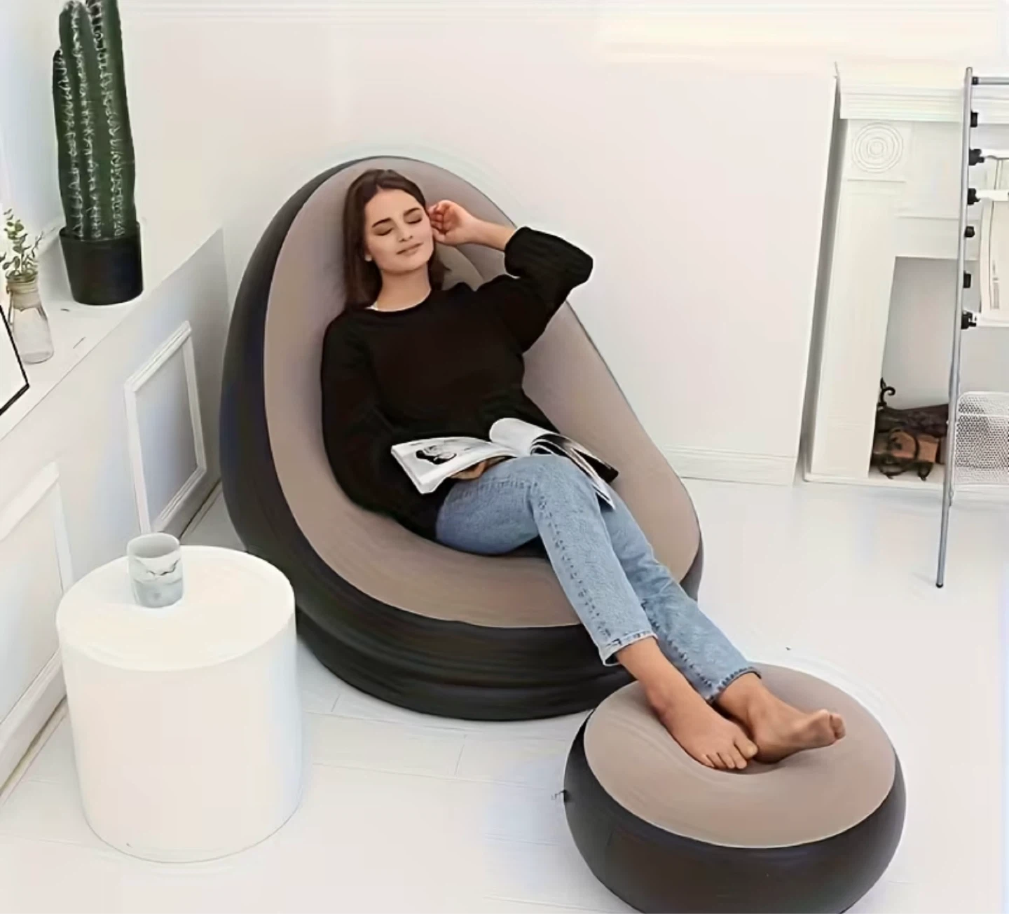Inflatable Sofa Set with Ottoman Footrest - photo 5