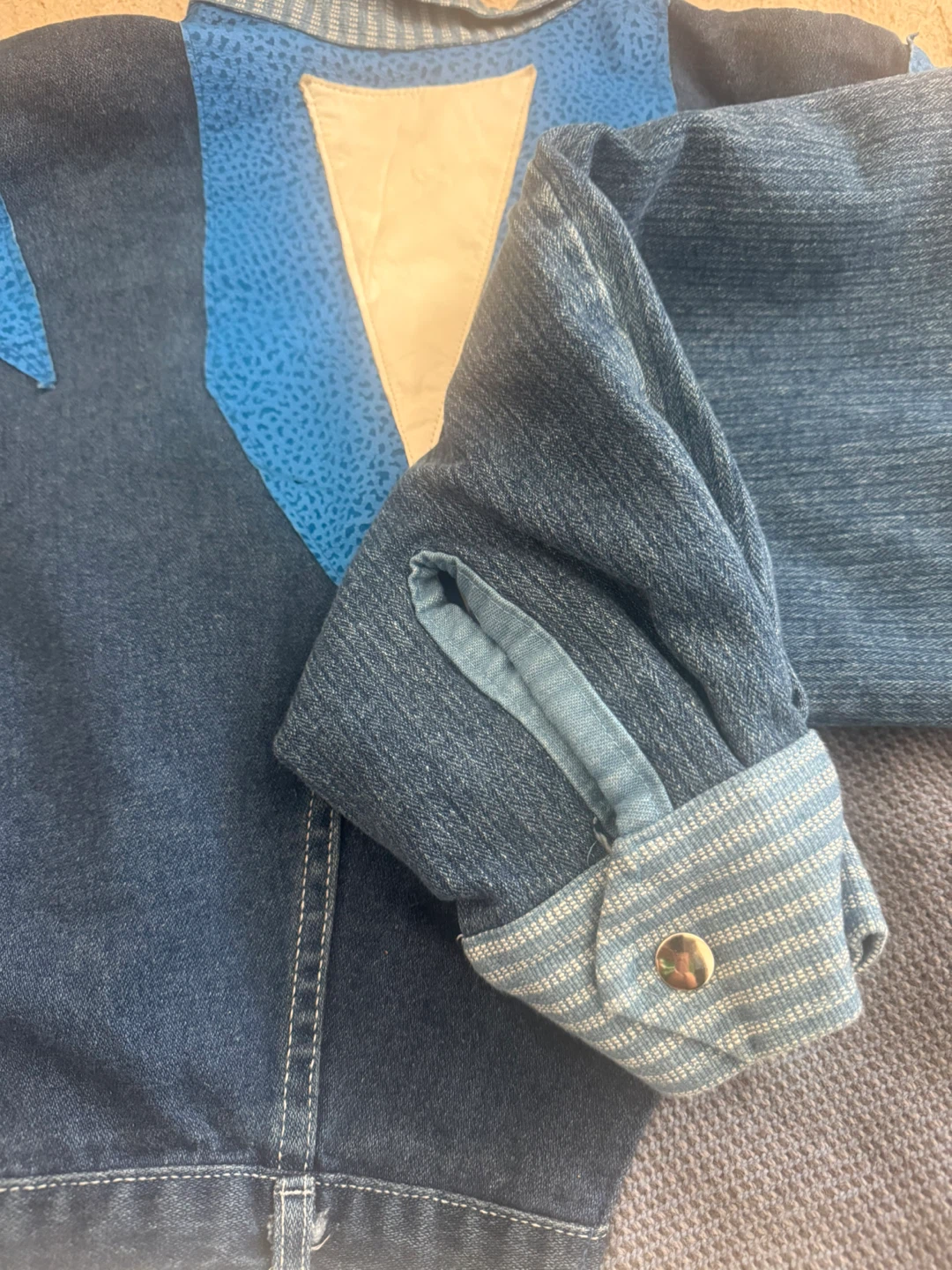 Brylee Patchwork Denim Jacket - photo 3