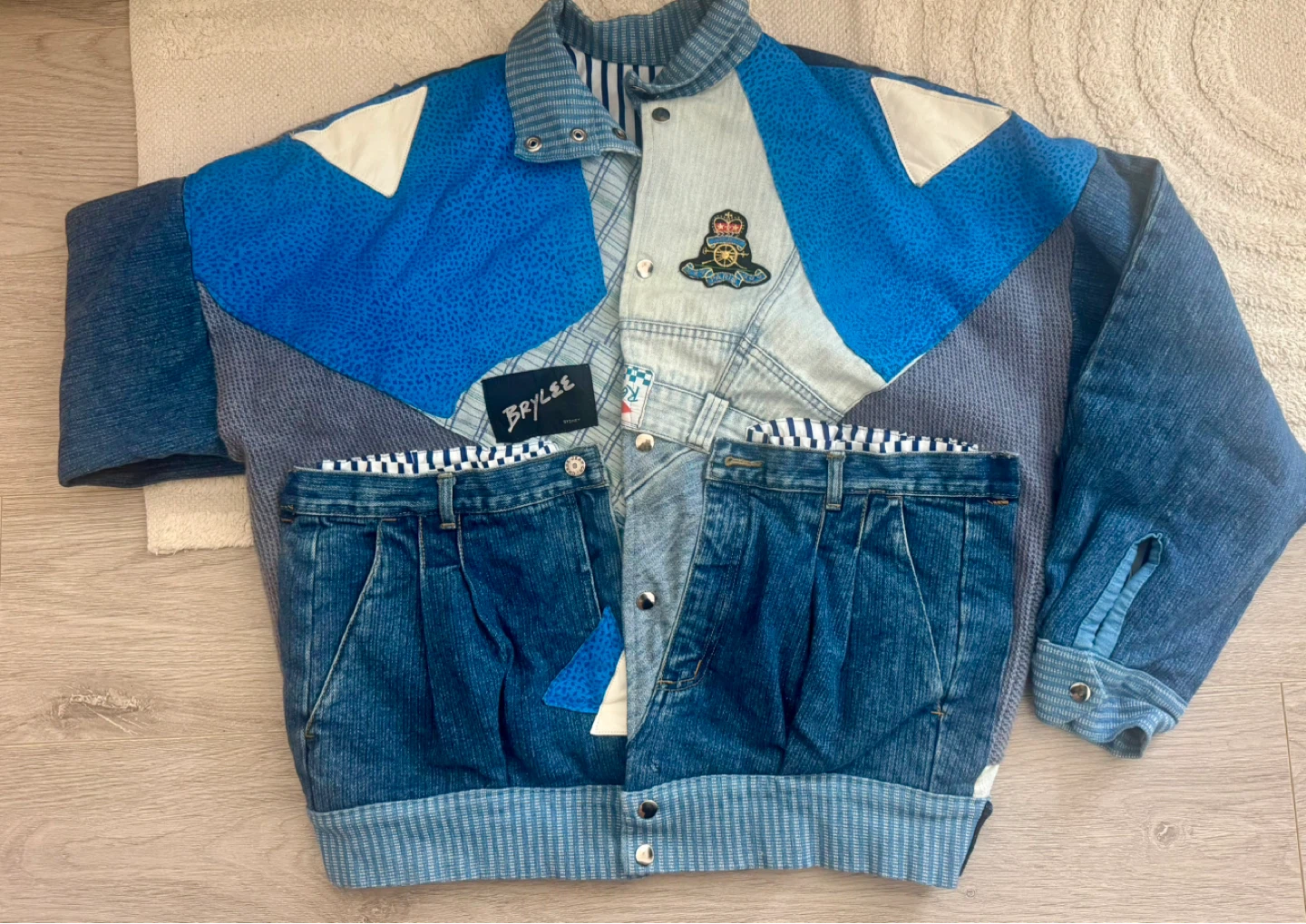 Brylee Patchwork Denim Jacket